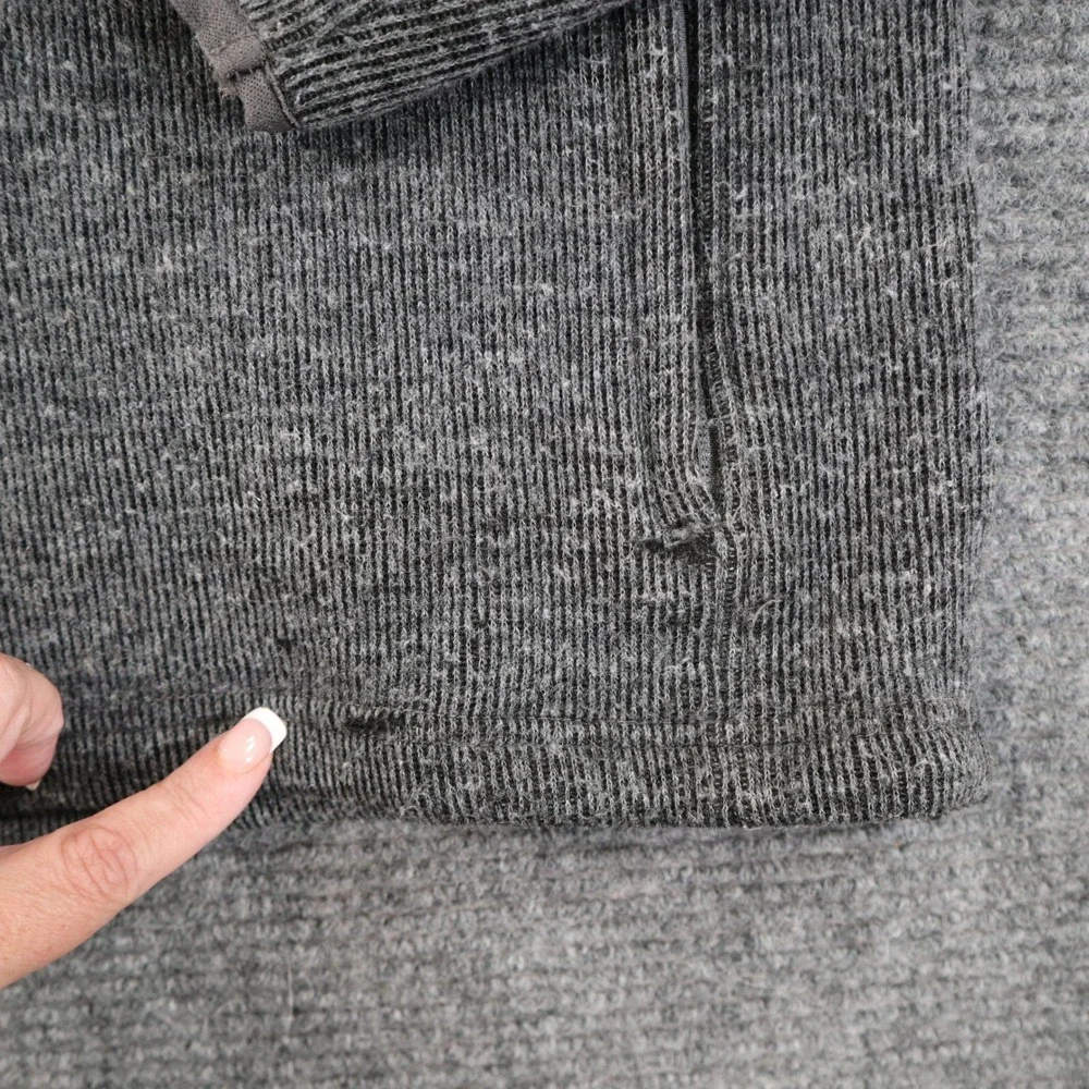 Kuhl Interceptr Full Zip Jacket Mens XL Gray Fleece Lined Wool Hiking Layer